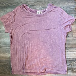 Rusty rose flowy blouse